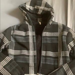 Plaid Black and Grey Jacket